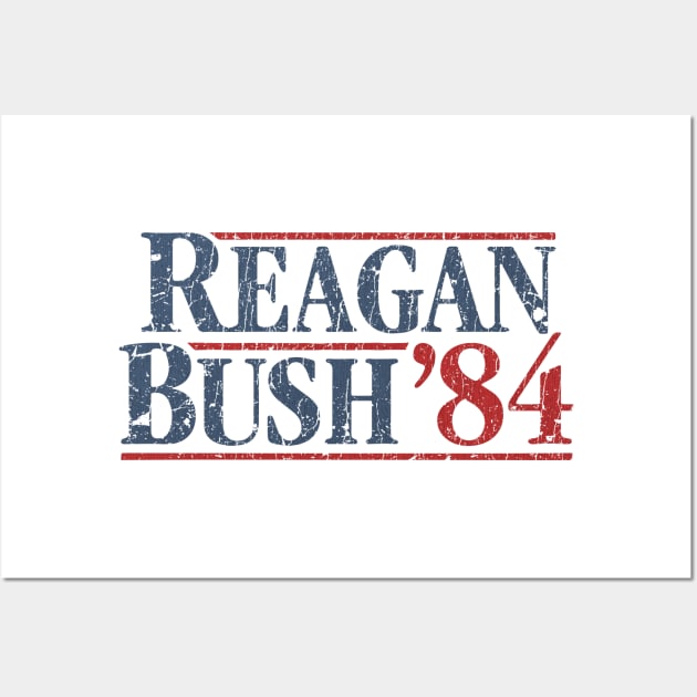 Reagan Bush '84 Wall Art by JCD666